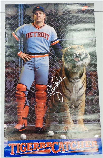 Lance Parrish Autographed 22x36 Poster