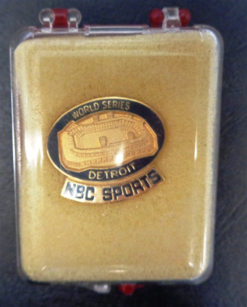 1984 NBC Sports World Series Press Pin