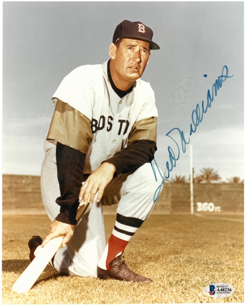 Ted Williams Autographed 8x10 Photo (Kneeling)