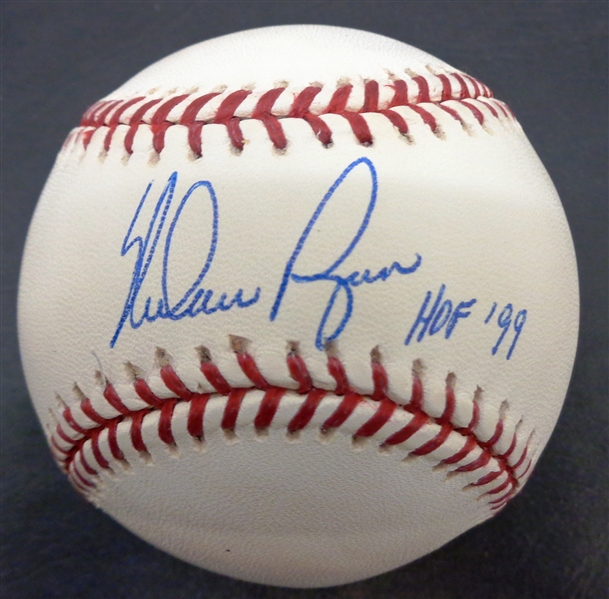 Nolan Ryan Autographed Baseball w/ HOF