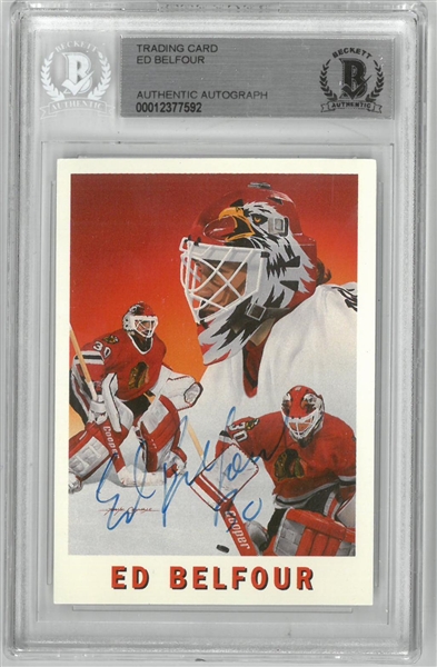 Ed Belfour Autographed Trading Card