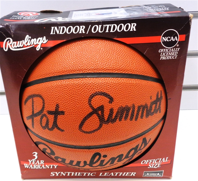 Lot Detail - Pat Summitt Autographed Basketball