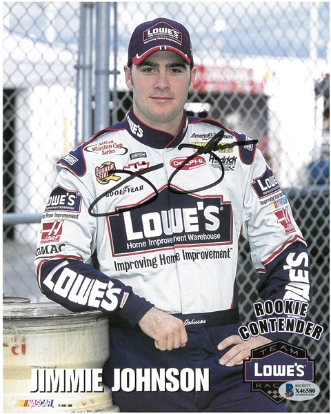 Jimmie Johnson Autographed 8x10 Photo