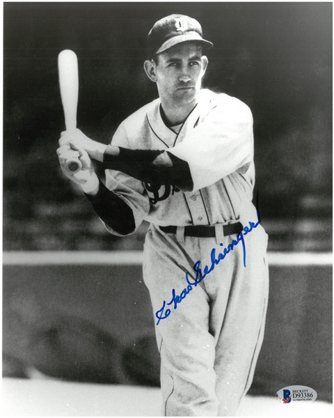 Charlie Gehringer Autographed 8x10 Photo (Batting)