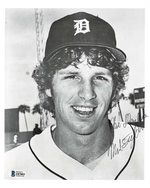 Mark Fidrych Autographed 8x10 Photo