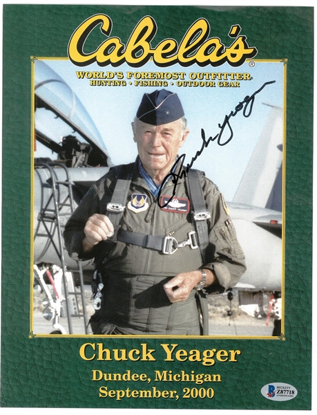 Chuck Yeager Autographed 8x10 Photo