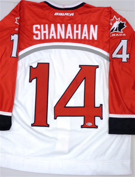 Brendan Shanahan Autographed Authentic Canada Jersey