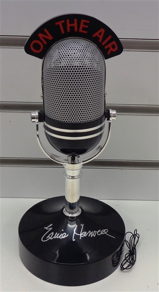 Ernie Harwell Autographed Microphone Radio