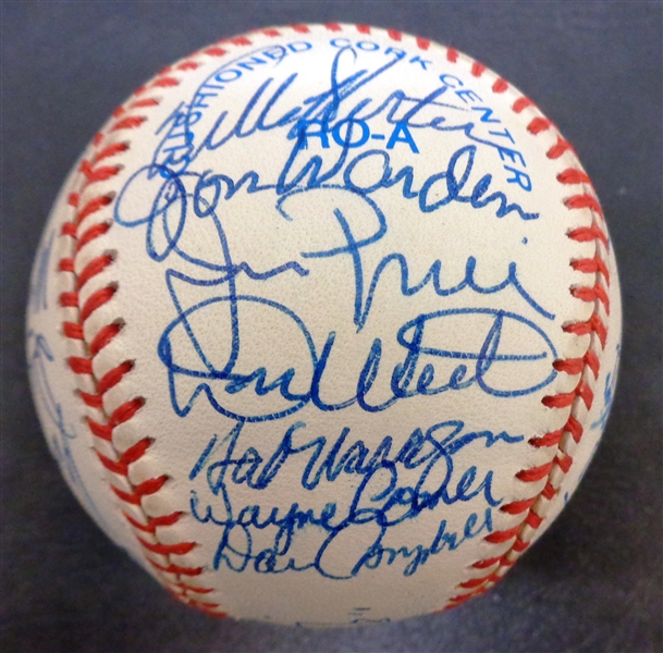 1968 Detroit Tigers Team Signed Baseball - 28 Autographs