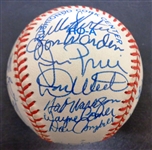 1968 Detroit Tigers Team Signed Baseball - 28 Autographs