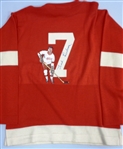 Ted Lindsay Autographed Hand Painted Sweater