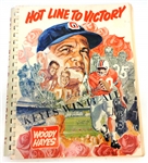 Woody Hayes Autographed & Inscribed "Hot Line to Victory" Book