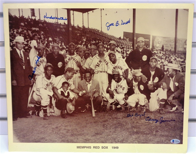 1949 Memphis Red Sox Autographed 16x20 Photo