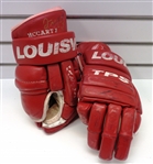 Darren McCarty Game Used Autographed Rookie Era Gloves