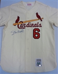 Stan Musial Autographed Mitchell & Ness Cardinals Jersey