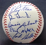 1968 Detroit Tigers Team Signed Ball (24 Autographs)