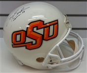 Barry Sanders Autographed OSU Helmet w/ Heisman