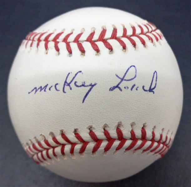 Lot Detail Mickey Lolich Autographed Baseball