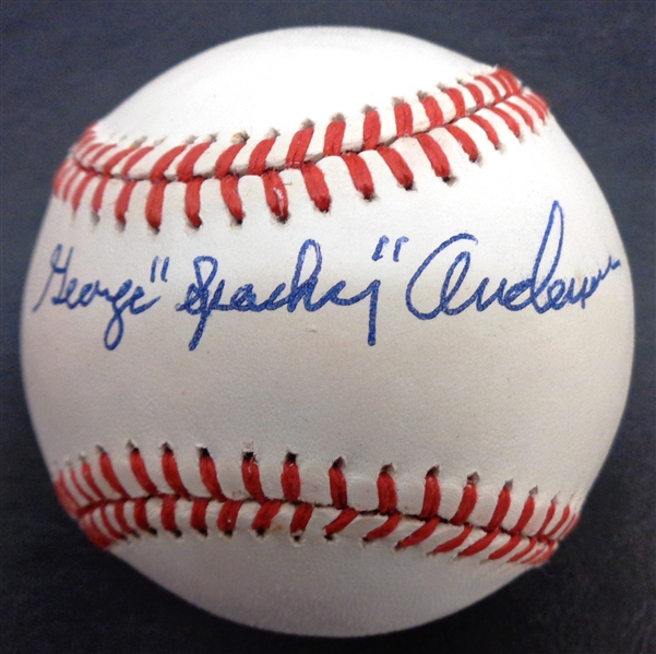 George "Sparky" Anderson Autographed Baseball