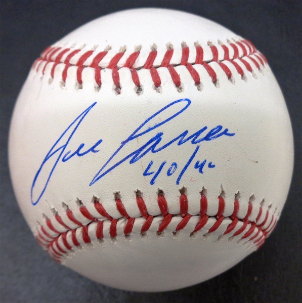 Jose Canseco Autographed Baseball w 40/40