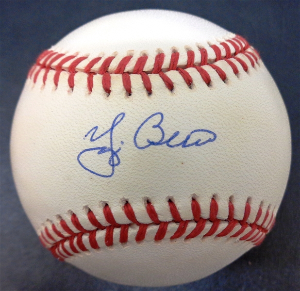 Yogi Berra Autographed Baseball