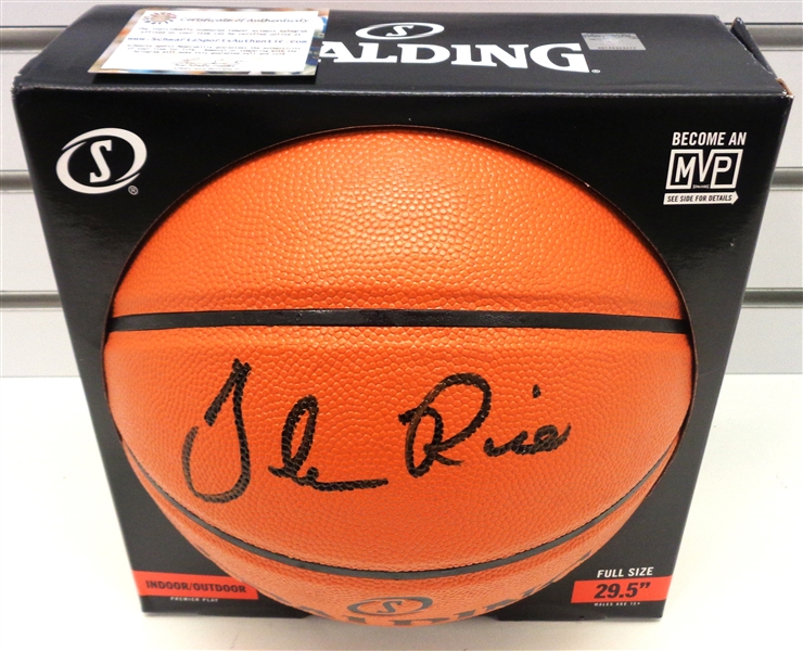Glen Rice Autographed Basketball