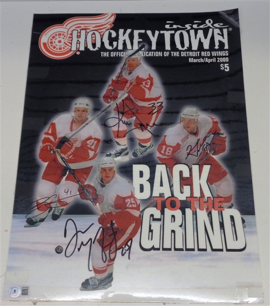 Draper, Maltby, McCarty, Gilchrist Autographed Poster