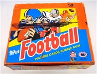 1985 Topps Football Cello Box