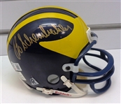 Bo Schembechler Autographed Michigan Mini Helmet
