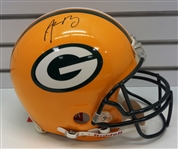 Aaron Rodgers Autographed GB Packers Authentic Helmet