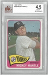 Mickey Mantle 1965 Topps BVG 4.5