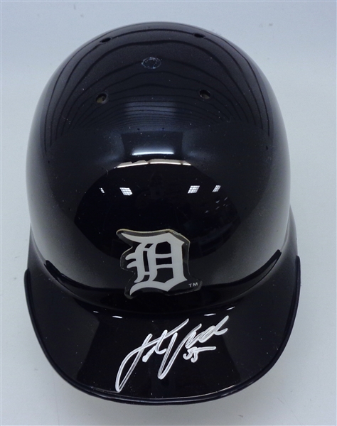 Justin Verlander Autographed Tigers Mini Helmet