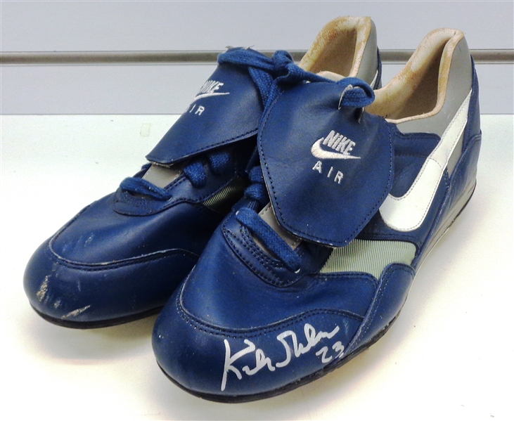 Kirk Gibson Autographed Game Ready Nike Cleats