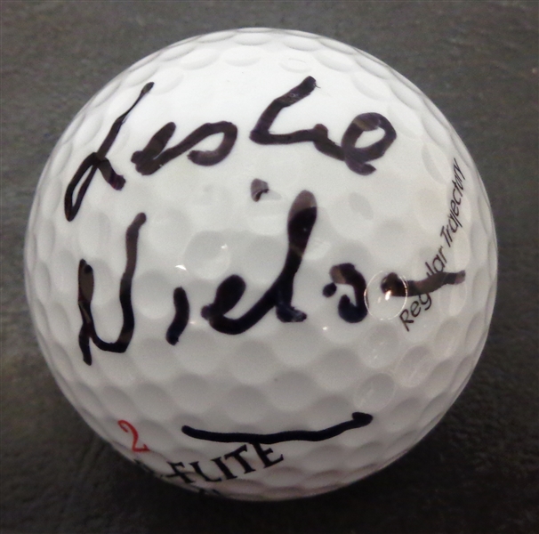 Leslie Nielsen Autographed Golf Ball