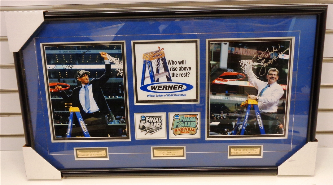 2014 Mens & Womens NCAA Championship Coaches Autographed Framed Photos (Pick up only)