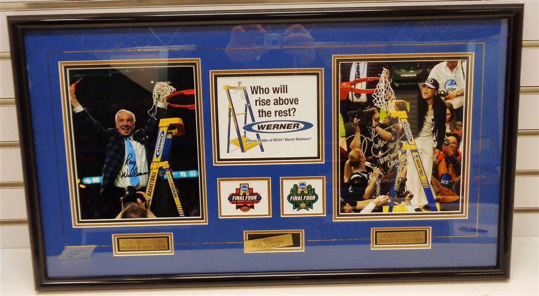 2012 Mens & Womens NCAA Championship Coaches Autographed Framed Photos (Pick up only)