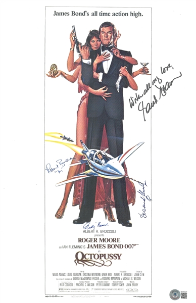 Maud Adams Autographed 11x17 Movie Poster
