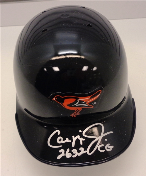 Cal Ripken Jr Autographed Orioles Mini Helmet