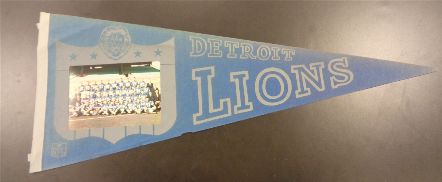 1963 Detroit Lions Team Pennant