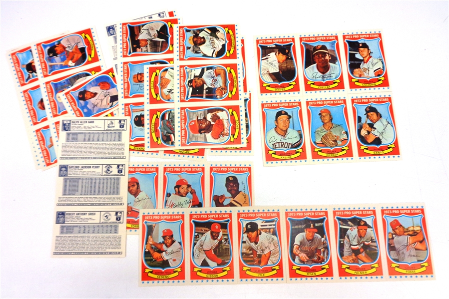 1973 Pro Super Stars Baseball Cards