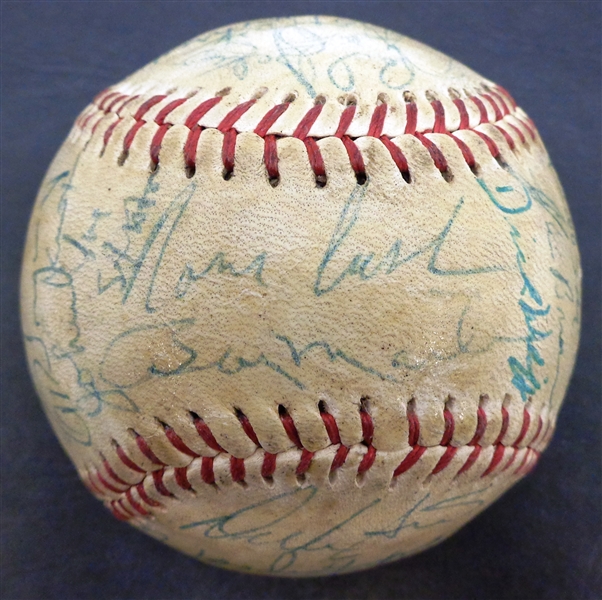 1972 Detroit Tigers Autographed Baseball