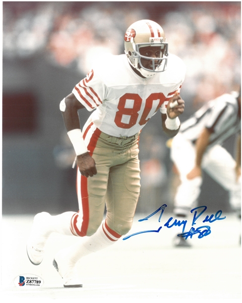 Jerry Rice Autographed 8x10 Photo
