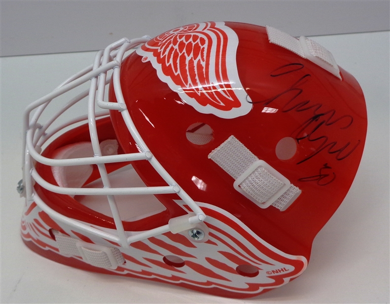 Chris Osgood Autographed Red Wings Mini Mask