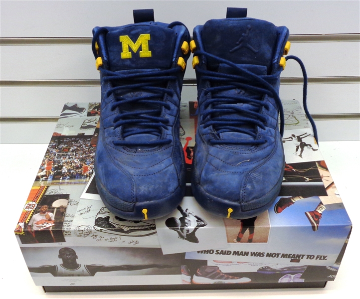 Air Jordan 12 Retro Michigan Size 10.5 Shoes