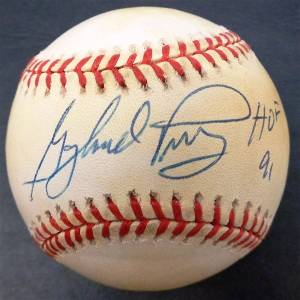 Gaylord Perry Autographed Baseball