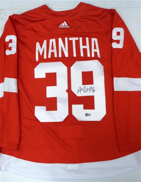 Anthony Mantha Autographed Red Wings Jersey