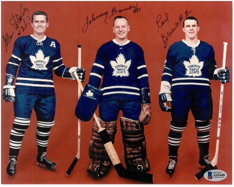 Stanley, Bower, Brewer Autographed 8x10