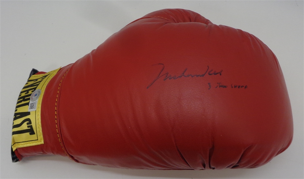 Muhammad Ali Autographed Inscribed Boxing Glove