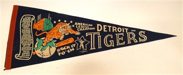 1968 Detroit Tigers Pennant
