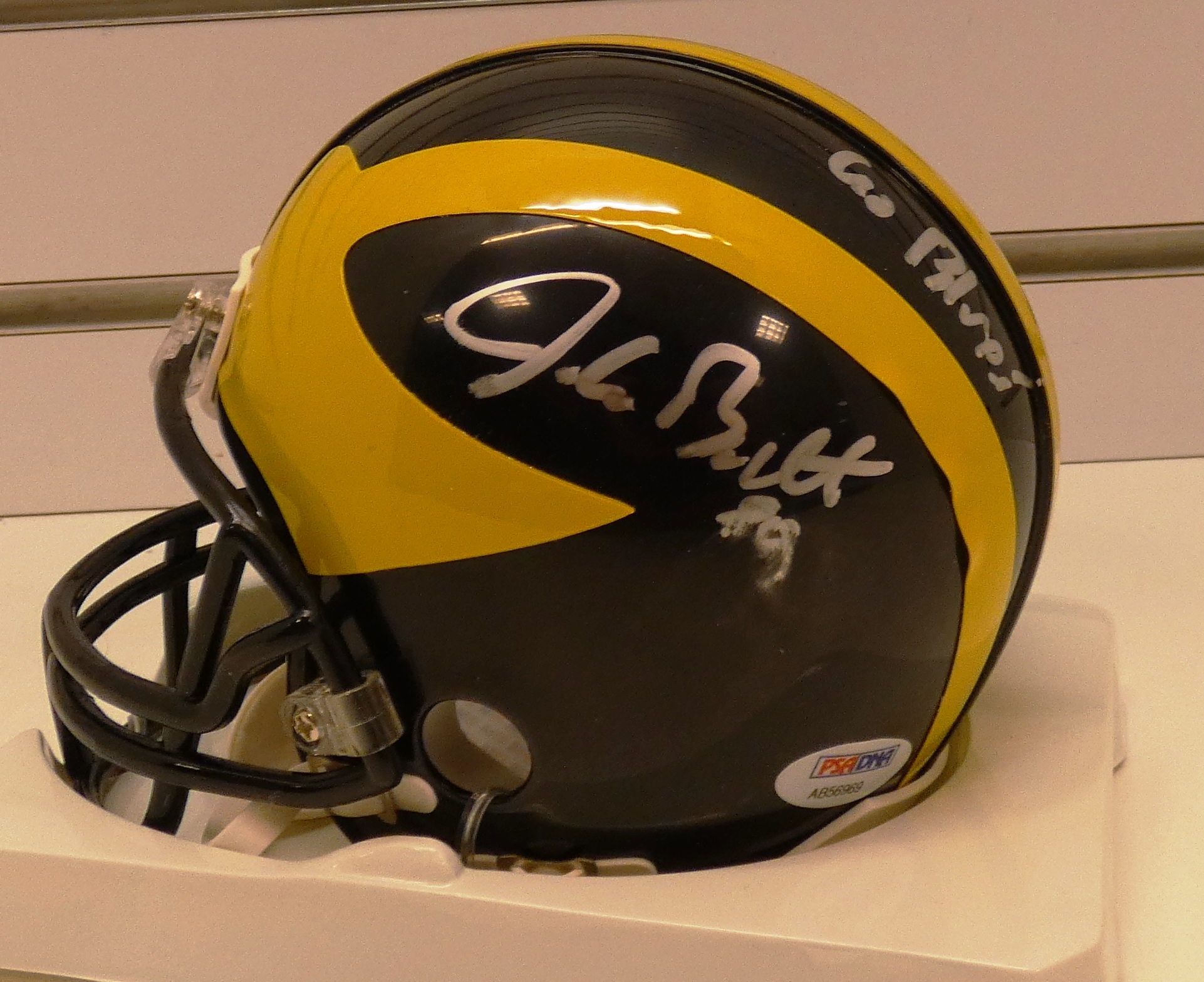 Lot Detail Jake Butt Autographed Michigan Mini Helmet